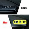 Window Lift Switch Button Panel Trim Cover For Dodge Ram 1500 2010-2017 Yellow