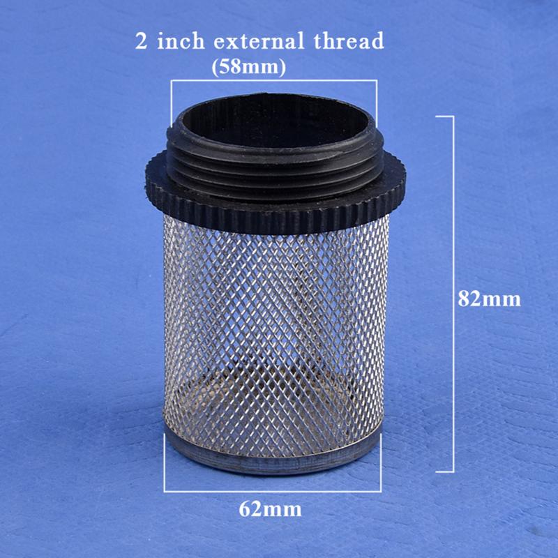 304 Edelstahl-Gitterfilter 20-58MM Rostfrei für Wasserpumpen-Sauberkeit in Gartenbewässerungs- und Aquariensystemen