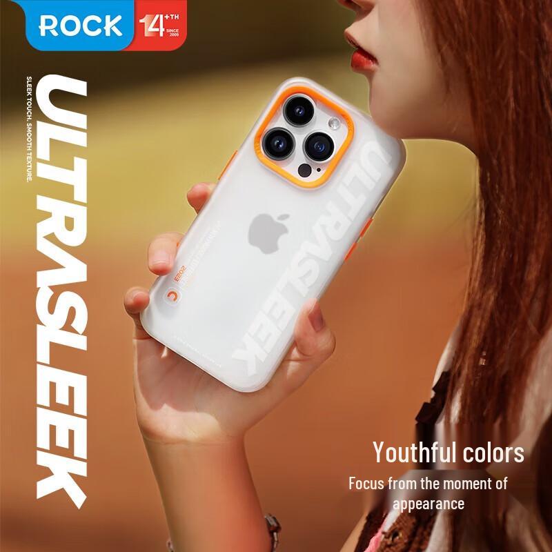 ROCK Magnetic Frosted Skin-Feel Anti-Drop Case for iPhone 15 Pro
