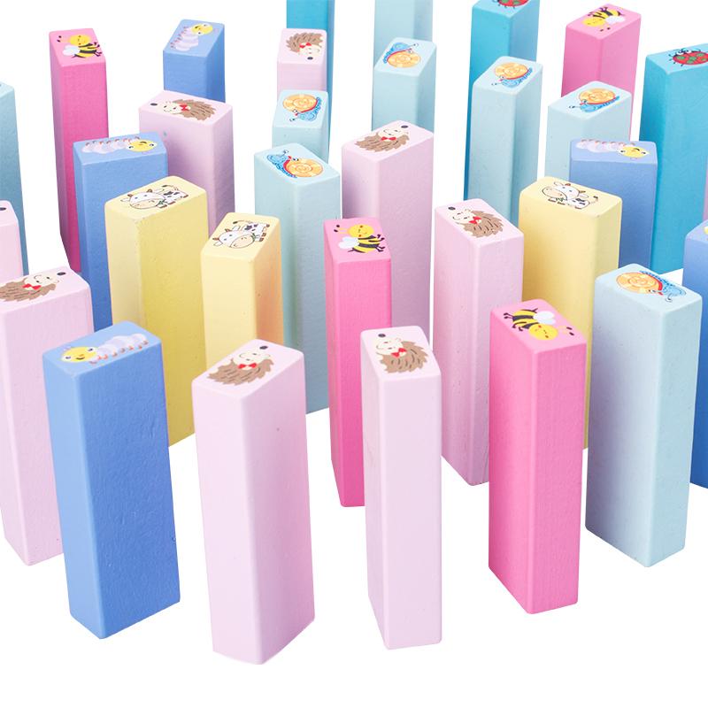 Juego de Estrategia de Bloques de Apilamiento de Madera para Niños Adultos Diversión Interactiva Torre Equilibrio Rompecabezas Juguetes Playsets para Entretenimiento en Reuniones Familiares