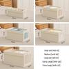 Oxford Cloth Wardrobe Organizer: Dustproof Storage Box with Lid & Clear Window for Bedroom Clothes