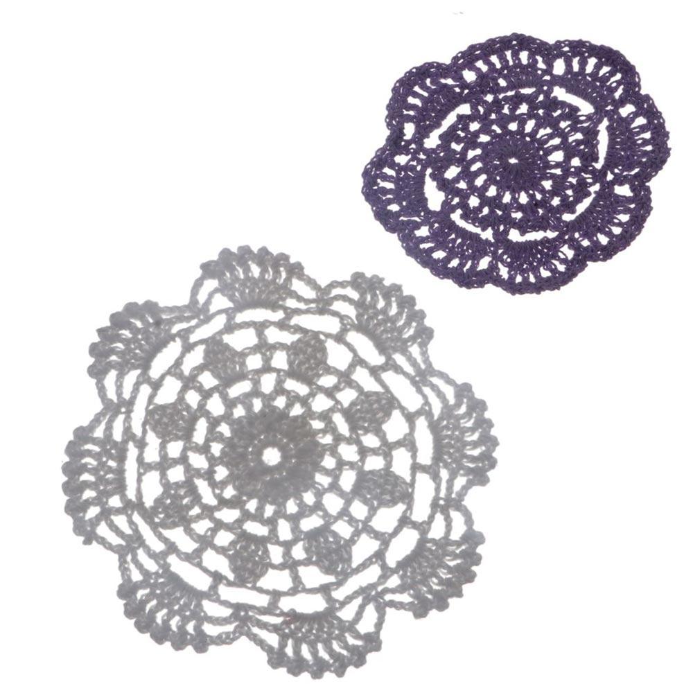 

Coaster Crochet Placemat Lace Crochet Cup Mug Table Pad Desktop Decoration