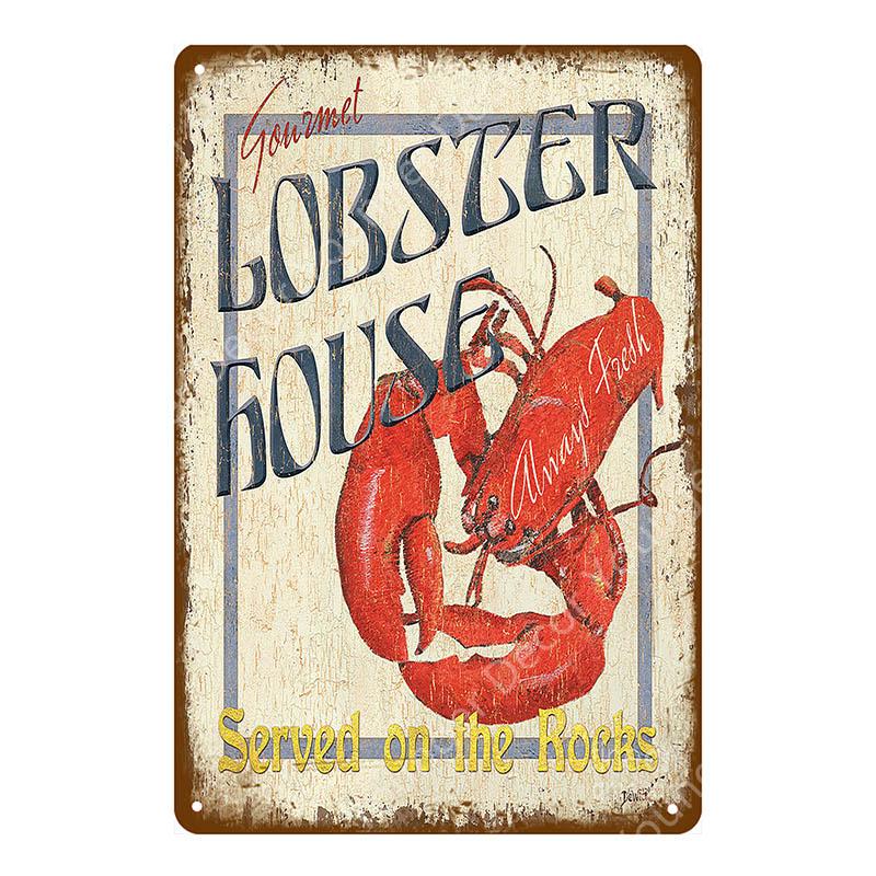 Food Bread Decor Ice Cream Milk Strawberries Pickles Waffles Ploughmans Metal Tin Signs Vintage Poster Wall Art Plaque YI-010