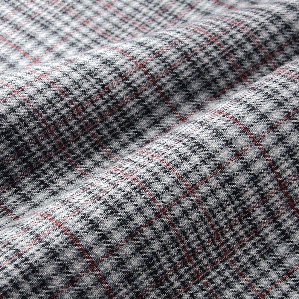 Huntington Club Kariertes Wollmischung Langarm Set von Größen Grau und Braun Hemd, 2, M,