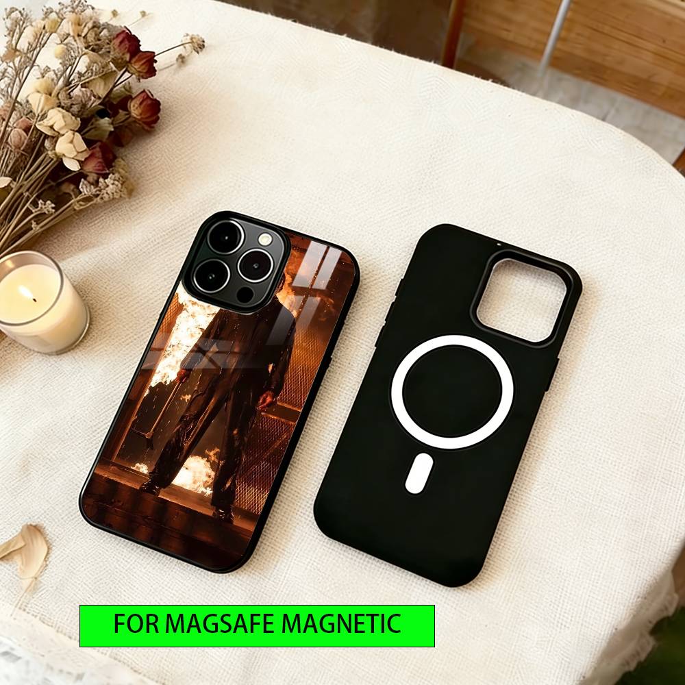Halloween Michael Myers Phone Case For iPhone17,16,15,14,13,12,11 Plus,Pro Magnetic with Magsafe Wireless Charging