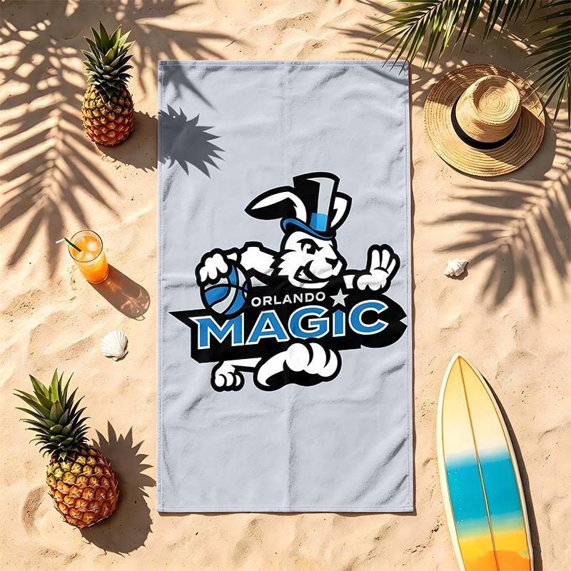 Orlando Magic (1) Asciugamano da Spiaggia Resistente alla Sabbia Morbido e Confortevole Adatto per Piscina Campeggio Yoga e Immersioni Un Viaggio