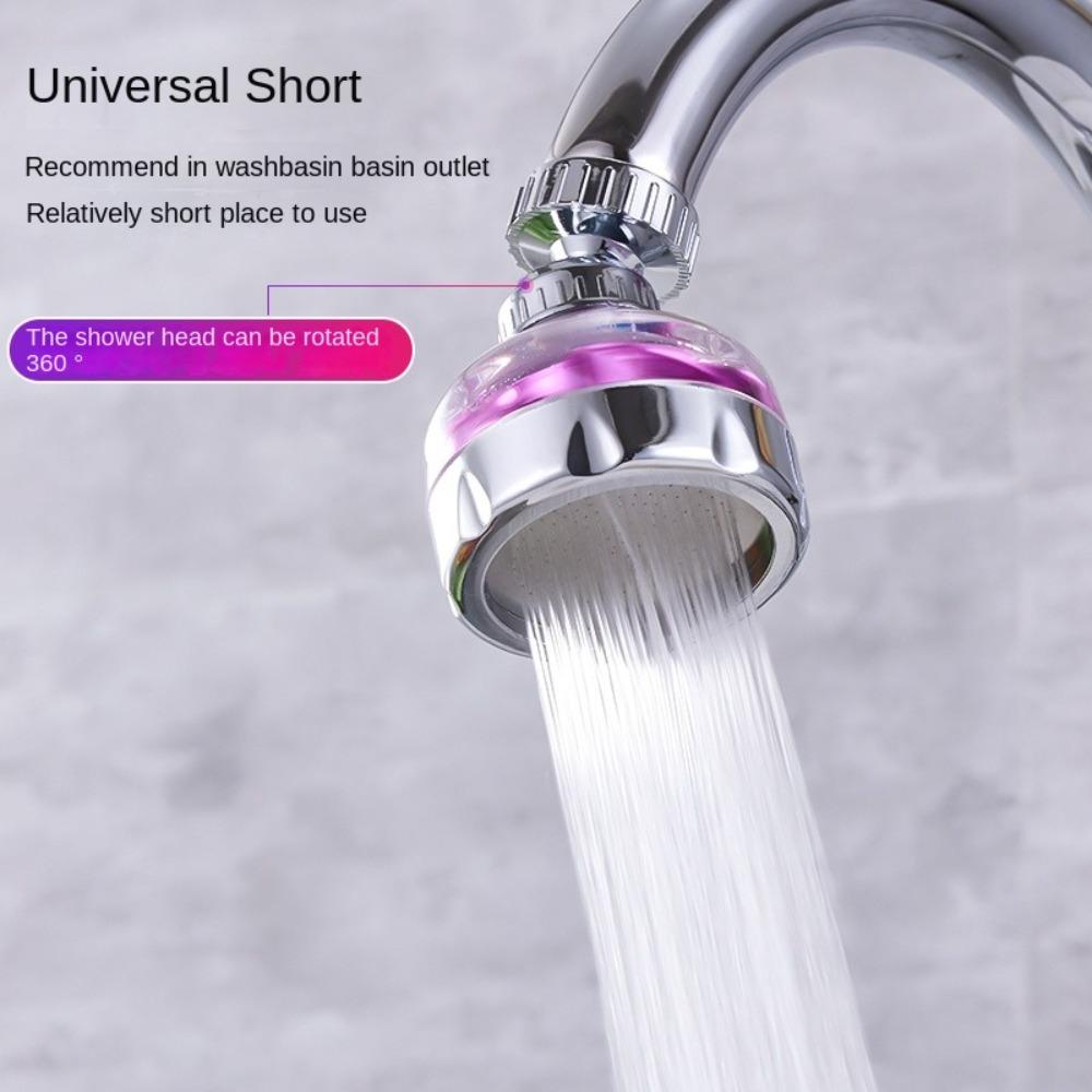Fan Filter Splash-Proof Faucet 360° Rotation Turbocharged Shower Head Kitchen Faucet Kitchen