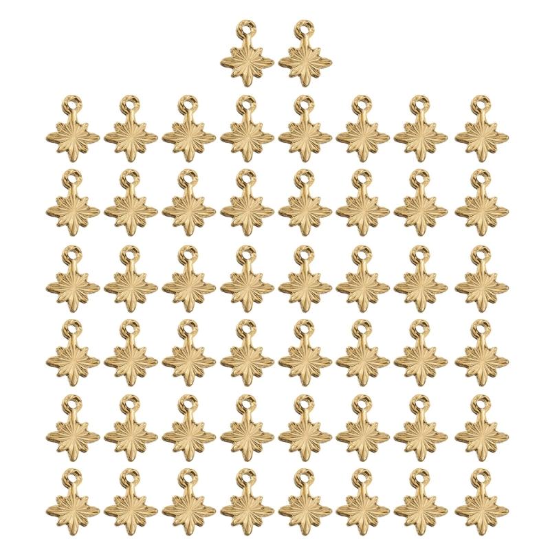 50 sztuk Mały Stalowy Wisiorek Odporny na Rdzę do Naszyjnika Bransoletki Elementy do Tworzenia Biżuterii Akcesoria