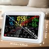 Intelligent WiFi Color Display Weather Stations With Indoor and outdoor Temperature Humidities Monitoring 5Day Weather Forecasts