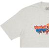 Palace Ultimo Series Zomby T-Shirt Grey Marl Cartoon Print Round Neck Short Sleeve T-Shirt Unisex T-Shirts P21TS230