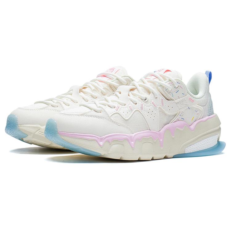 Li Ning LN Fle Cushioning Slip Resistant Abrasion Resistant Cushioning Slip Resistant Abrasion Resistant Low Top AGLS114-3