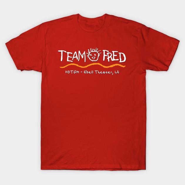 Men Black Print T-shirt Team Fred No-Cut Transfer Paper Print Cotton Tshirt 4XL красный