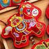 Embroidery 2026 Lucky Bag Chinese Style Zodiac Horse Ornaments Red Envelope Bag  Spring Festival