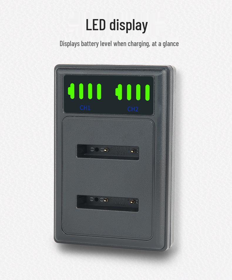 ENEL19/40B Universal Charger for Olympus Camera LI-42B and NP45 Batteries
