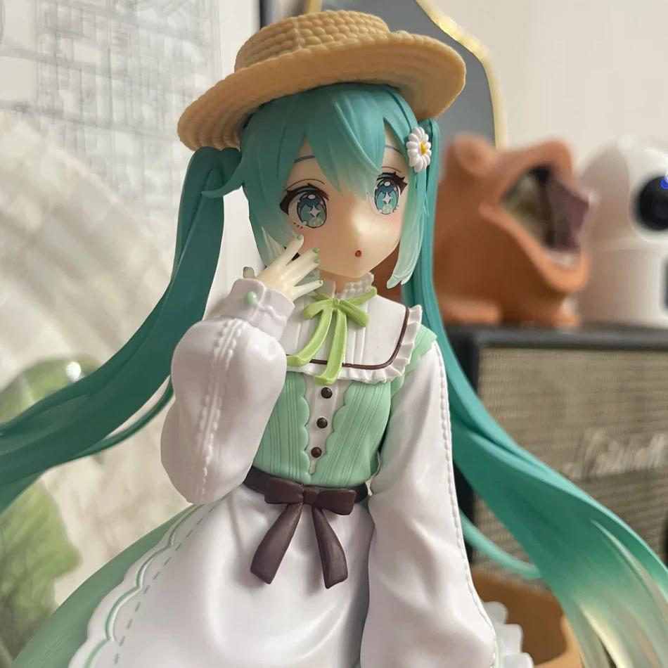 Animation Anime Schönes Mädchen Hatsune Miku Handgefertigt Hatsune Miku Hatsune Miku Niedlich Handgefertigt PVC Modell Dekorationen
