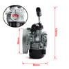 19mm Carb Carburetor 58mm Air Filter For 50 60 80cc Motorized Bicycle 47cc 49cc 2-Stroke Engine Mini Moto Pocket Bike ATV Quad