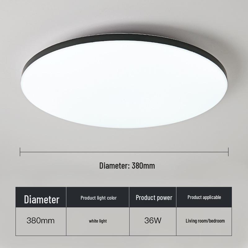 Ultradünne wasserdichte LED-Deckenleuchte für Badezimmer, Balkon, Schlafzimmer, Küche und Flur.