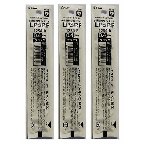 

Pilot Juice Up Gel Ink Ballpoint Pen Refill 0.4mm LP3RF12S4B Set of 3 Black