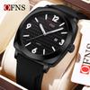 OFNS Fashionable Thin Men's Quartz Watch Waterproof Night Light Single Calendar Simple Ccasual Men's Quartz Watch
