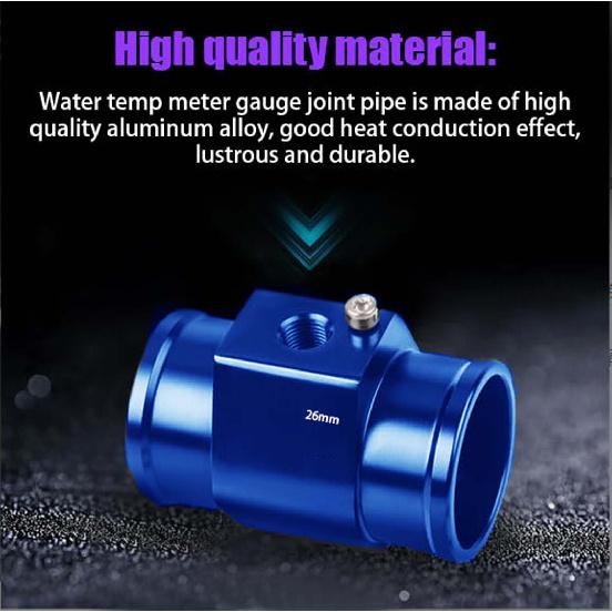 52MM 12v Racing Car Ultra-thin Water Temperature Gauge 40-150C And Water Temp Joint Pipe Sensor Adapter 1/8NPT