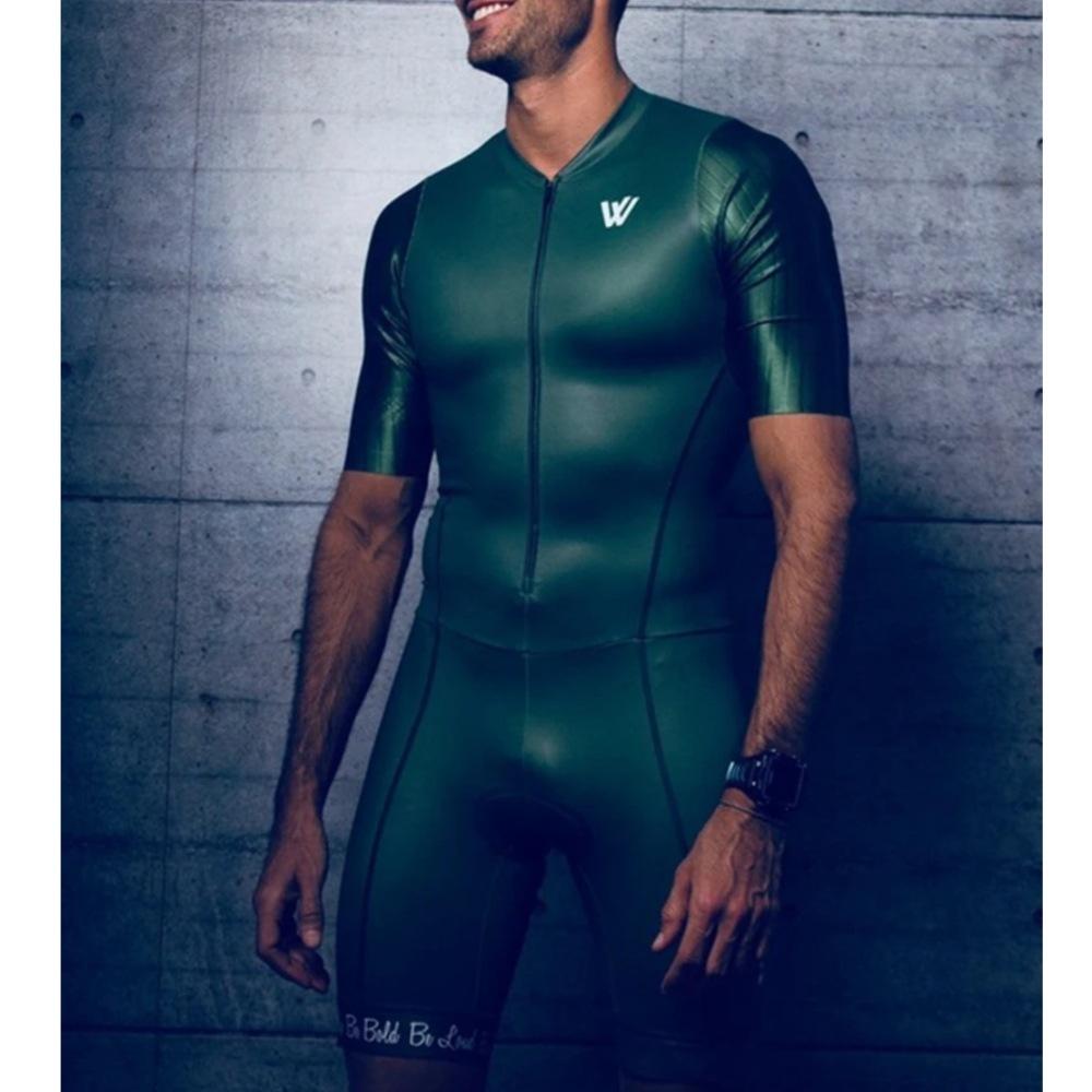 2026 Summer Short-sleeved Triathlon Onesie Cycling Suit Triathlon Mountain Bike Racing Suit