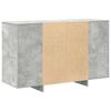 Sideboard Concrete Grey 120 x 41 x 75 cm Particleboard