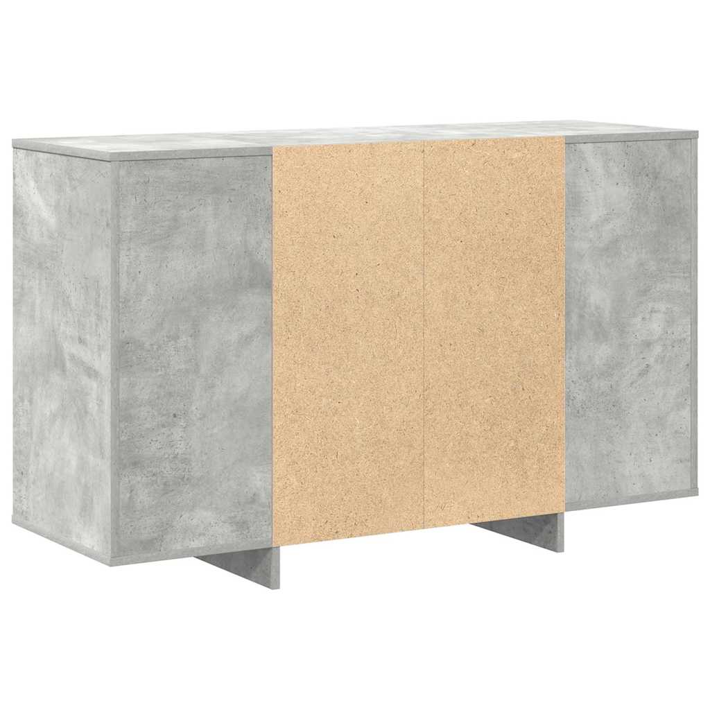 Sideboard Concrete Grey 120 x 41 x 75 cm Particleboard