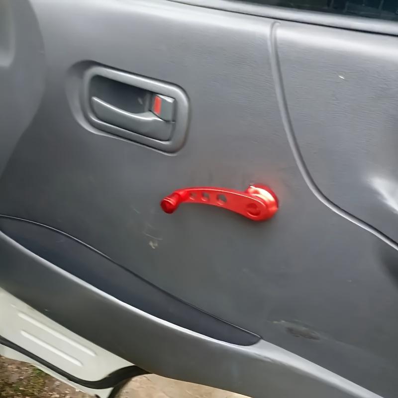 2Pcs/1Set Universal Car Window Handle Winder Riser Replacement Winder Crank Riser Aluminum Alloy Car Window Handles