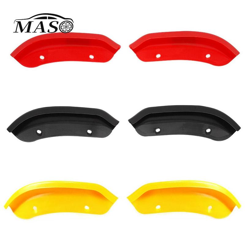 2pcs Car Front Bumper Lip Protector Covers for Dodge Challenger SRT Hellcat 2015 2016 2017 2018