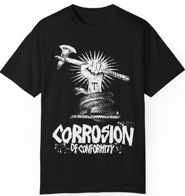 CORROSION OF CONFORMITY Band Black Shirt