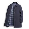 New Lapel Men's High-end Business Middle-aged Jacket High-end Daddy Top Mid-length