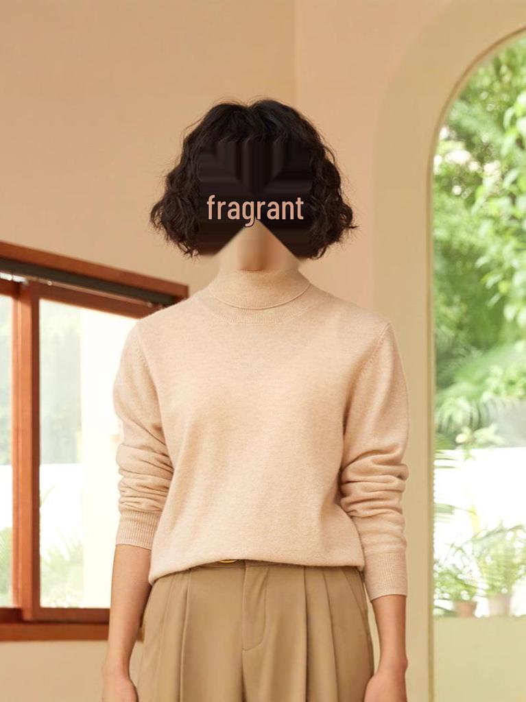High-End Women's Cashmere Turtleneck Sweater: Versatile Autumn/Winter Knitwear