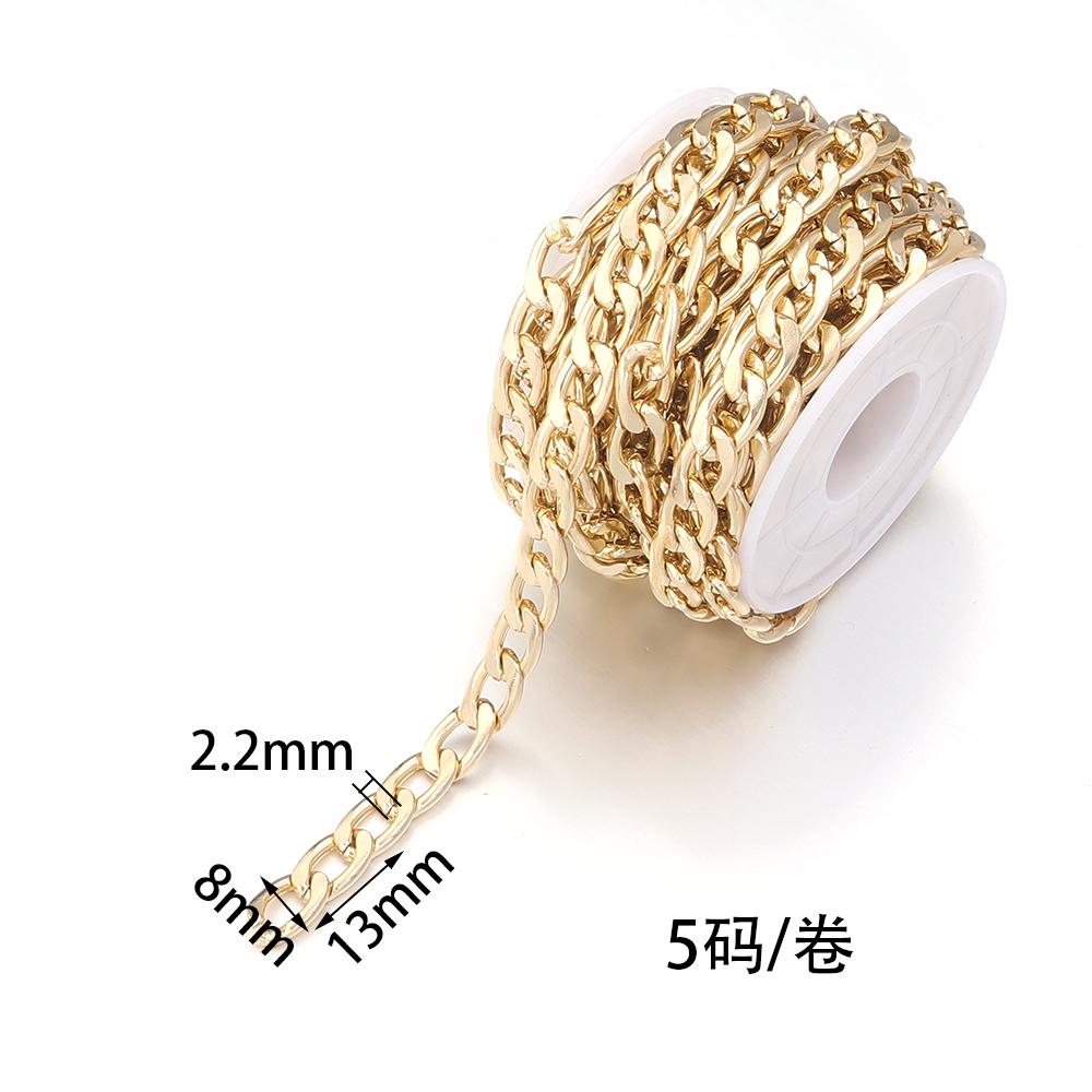 5yards/lot Aluminum Twisted Chains High Quality NK Extension Link Chains For Jewelry Making DIY Bracelet Necklace Connectors
