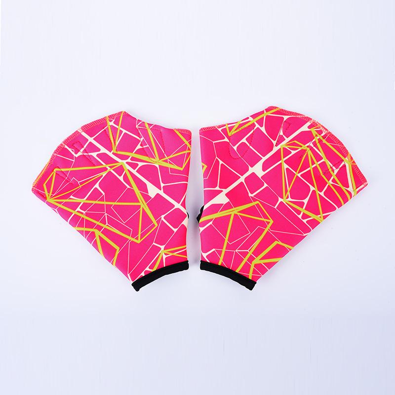 Duck Webbed Fingerless Swimming Gloves - Hand Protection for Paddling & Training