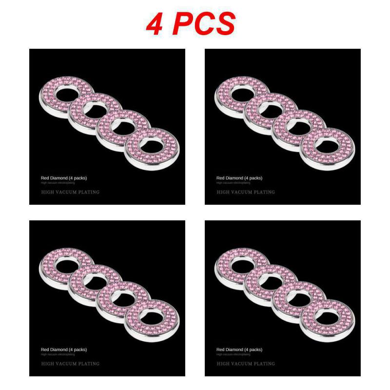 1~8PCS Door Lift Interior Trim Shining For Mercedes-benz Inner Door Lock Pull Cover Door Bolt Decorative Cover