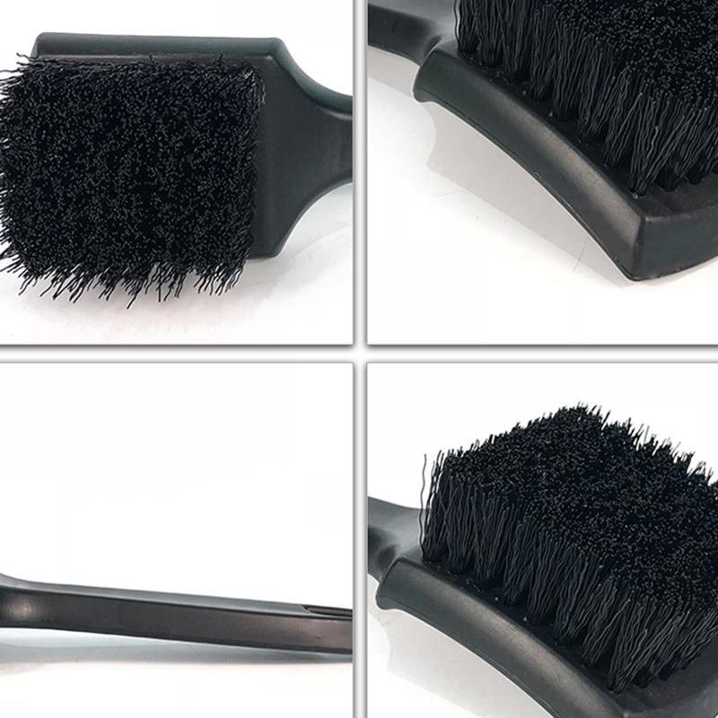 Car Wheel Cleaning Brush, Car Wheel Tire Rim Scrub Cleaning Brush Car, Motorcycle or Bicycle Tire Brush Washing Tool