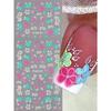 1pcs Colorful 3D Floral Nail Art Sticker Self-Adhesive Flower Decals For DIY Manicure, Home Or Salon Decoration, For Women Girls Nail Art Supplies