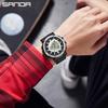 Sanda Youth Multi-functional Sports Watch - Trendy, Luminous, and Alarm Clock Features for Students.