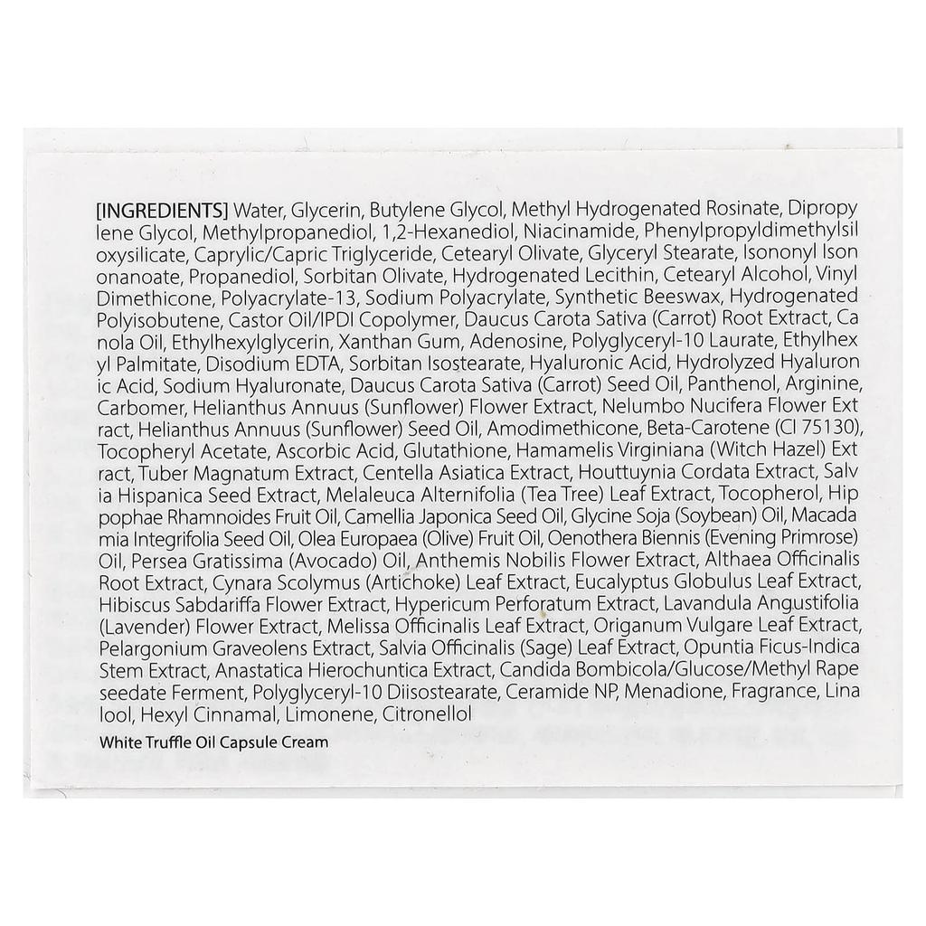 d'Alba White Truffle Oil Capsule Cream, 55G(1.94Oz)
