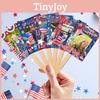 Day Theme Independence Flag Pattern Handheld Photo Frame Shooting Prop Decor