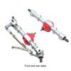 Aluminum Alloy Complete Front Rear Axle For 1/12 MN D90 RC Car Part RC Car Accessories Replacement Parts RC Upgrade Part