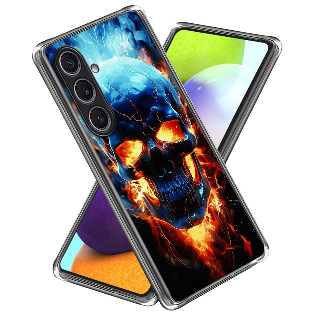 For Samsung Galaxy S25+ Case Pattern Printed Shockproof TPU Phone Cover