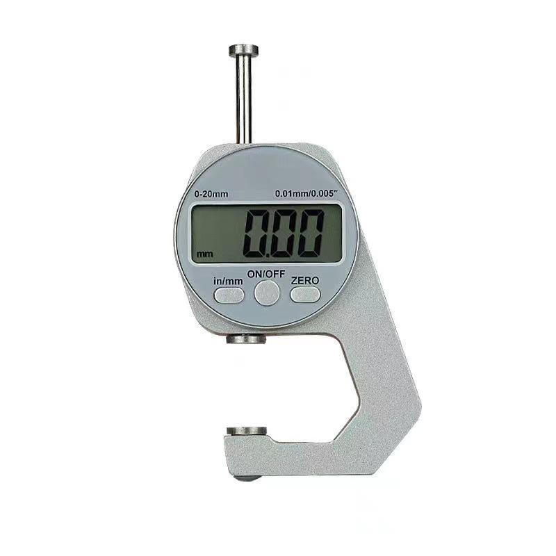 Digital Thickness Caliper: Flat & Pointed Head Gauge for Measuring Paper Board