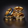 Men's Titanium Steel Spinning Ring Rotatable Stress Relief Jewelry Multifunctional Bottle Opener Ring
