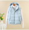 Down cotton vest autumn and winter loose cotton jacket vest vest sleeveless vest warm cotton jacket short jacket