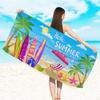 Beach Towel Oversized Absorbent Sand Free Thick Microfiber Beach Towel for Kids Men Women Girls Boys Swim Spa Towel