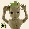 MARVEL I Am Groot Groove Glow Inch Interactive Action Music Superhero for Ages 4 and Up F8027 Authentic Product & Groot, 13.5 (34.3 Cm) Size, Figure,