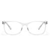 6 in 1 Multi-Color Clip Glasses Anti-Blue Light Fashion Matched With Prescription Glasses Frame Square TR Spring Hinge Glasses