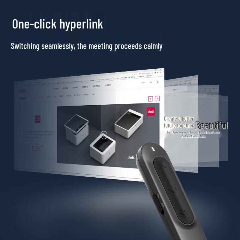 Deli Wireless Laser Presentation Remote Control