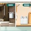Infrared Sensor Double-Head Soap Dispenser Foam+Liquid Soap Dispenser  Commercial Use